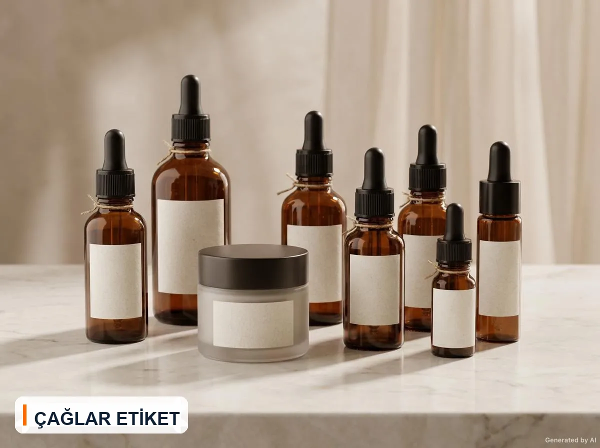 ملصقات مستحضرات التجميل — نموذج لتطبيق الملصق